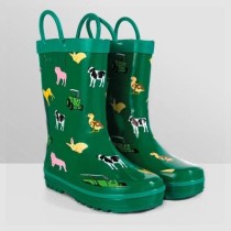 Tractor Ted Baby Animals Welly Boots (UK 10) (GREEN) (WELLYMBA10)