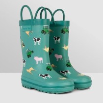 Tractor Ted Baby Animals Welly Boots (UK 10) (TEAL) (WELLYMBAGN10)
